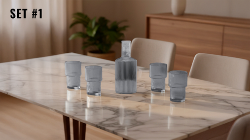 Desde $10: Set de Jarra y Vasos